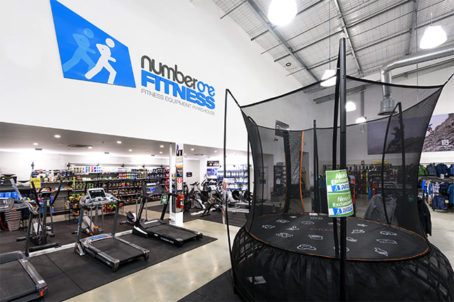 Vuly Thunder Summer trampoline on display at Number One Fitness store in New Zealand.